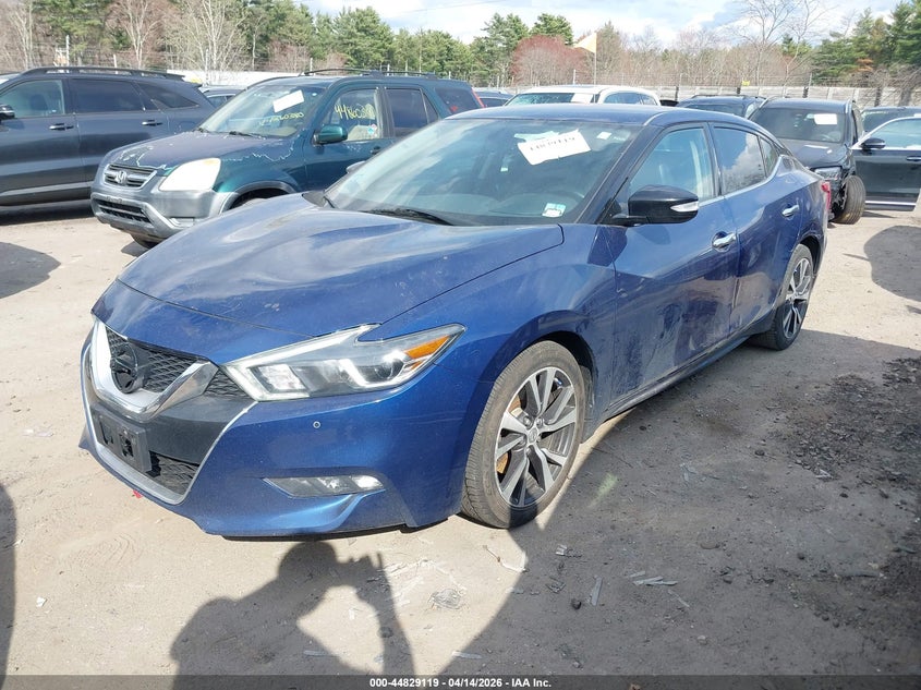 Vin: 1n4aa6ap7gc401124, lot: 45326417, nissan maxima 3.5 sv 20162