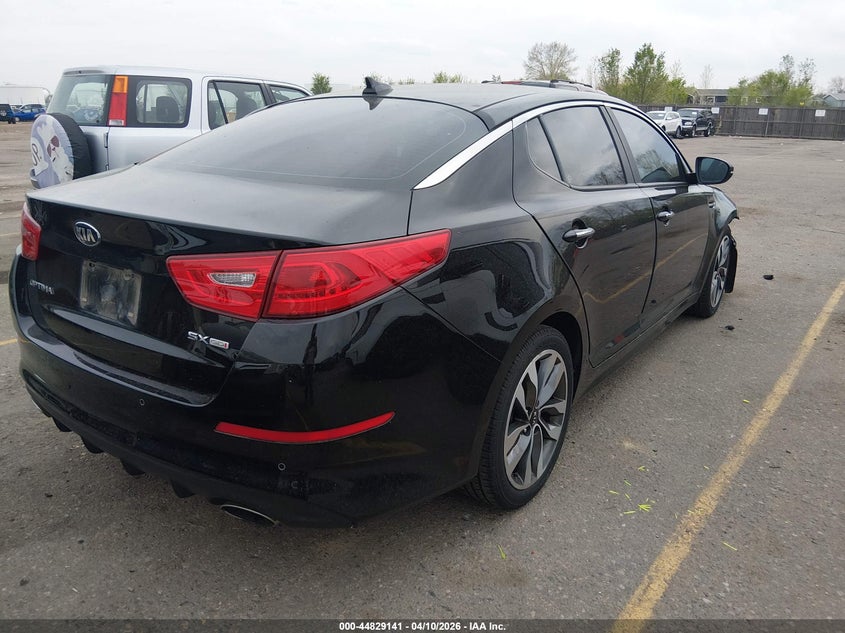 2015 Kia Optima 2.4 Sx black Lot 111044829141 Vin 5XXGR4A75FG513002