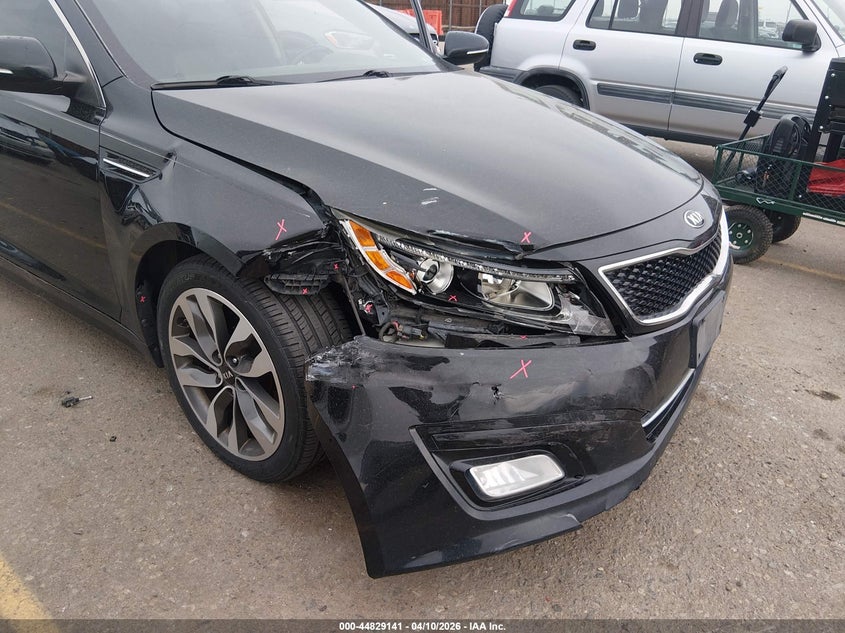 2015 Kia Optima 2.4 Sx black Lot 111044829141 Vin 5XXGR4A75FG513002