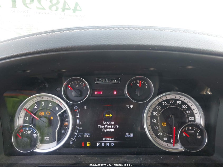 2016 RAM 1500 auction photo 7