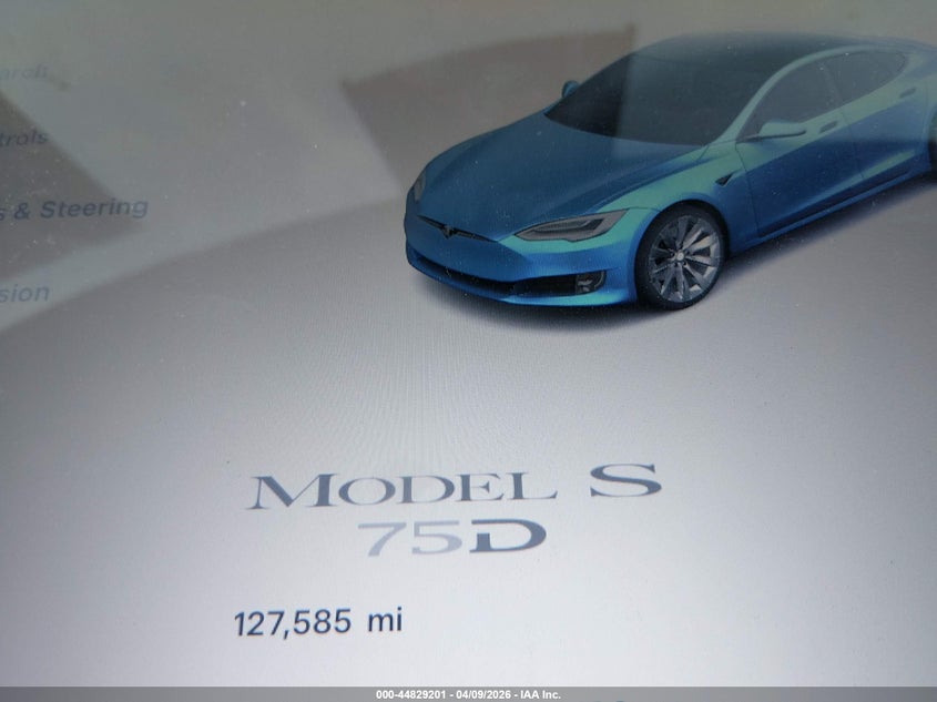 2018 Tesla Model s 100D 75D P100D white Lot 111044829201 Vin 5YJSA1E28JF249106