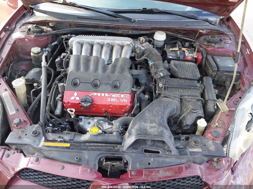 2006 Mitsubishi Eclipse Gt VIN: 4A3AK34T46E032043 Lot: 44829222