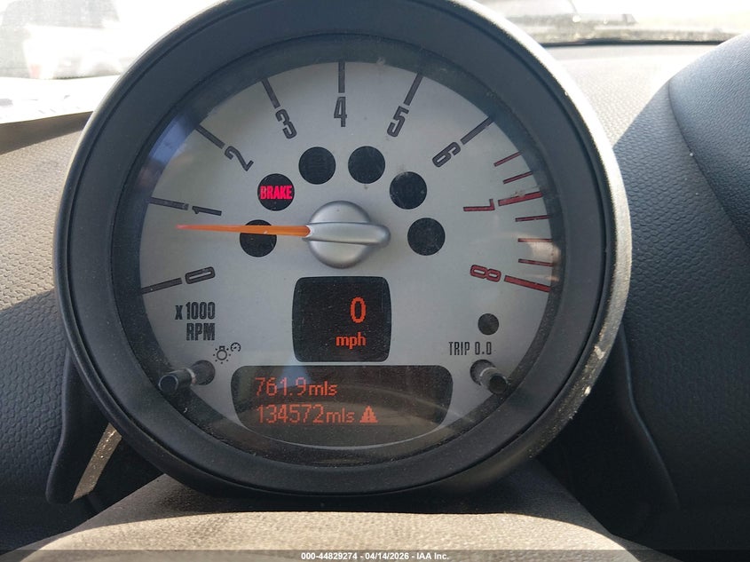 2014 Mini Countryman Cooper S VIN: WMWZC3C51EWP52444 Lot: 44829274