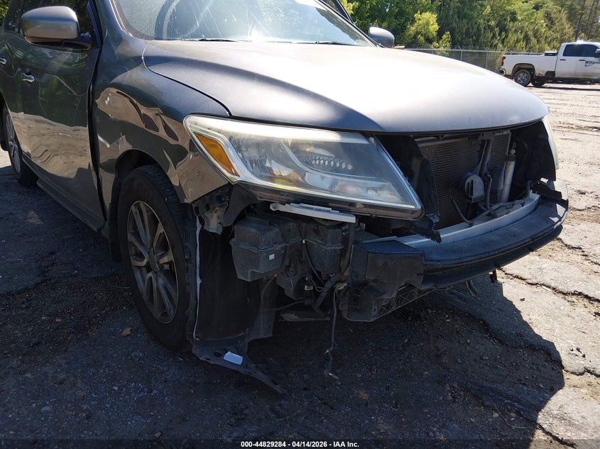 2015 Nissan Pathfinder 3.5 Sv grey Lot 111044829284 Vin 5N1AR2MN1FC696432