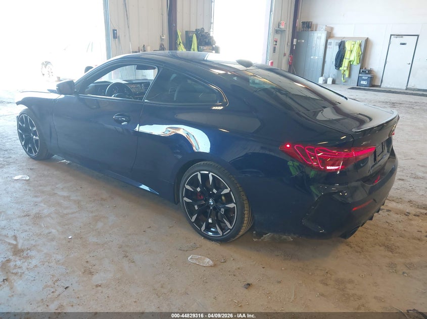 2025 BMW 4er 2.0 430i Xdrive Blue Lot 111044829316 Vin WBA63DA02SCT83817