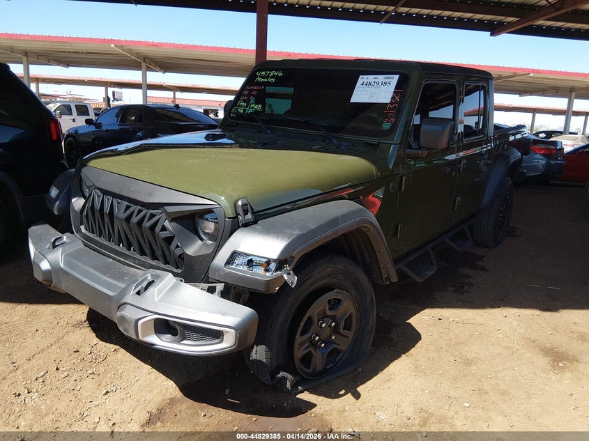 2024 Jeep Gladiator Sport VIN: 1C6HJTAG0RL106691 Lot: 44829385