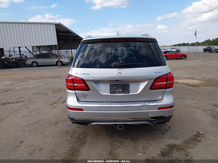 2017 Mercedes-Benz Gls 450 4Matic VIN: 4JGDF6EE7HA832556 Lot: 44829432