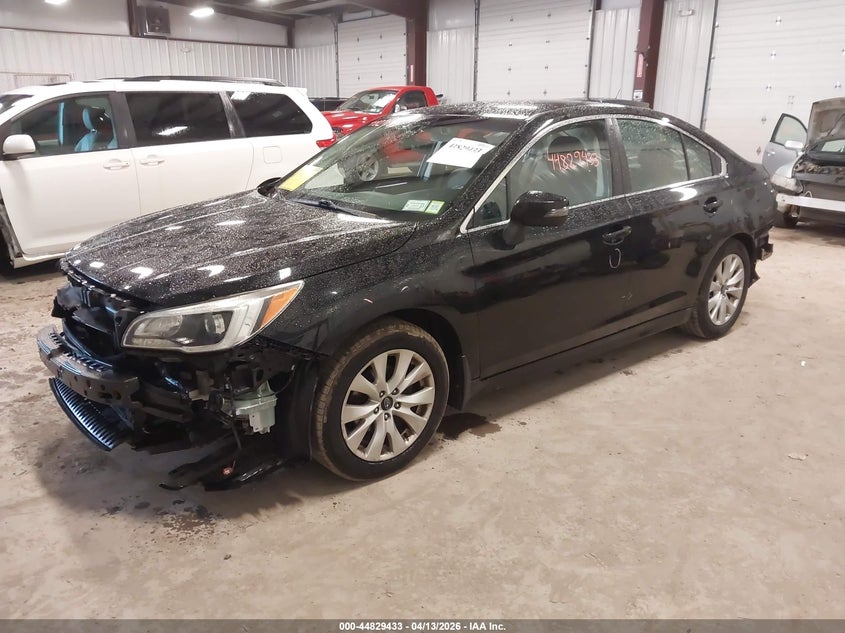 2017 Subaru LEGACY 2.5 2.5i Premium Black Lot 111044829433 Vin 4S3BNAF62H3022670
