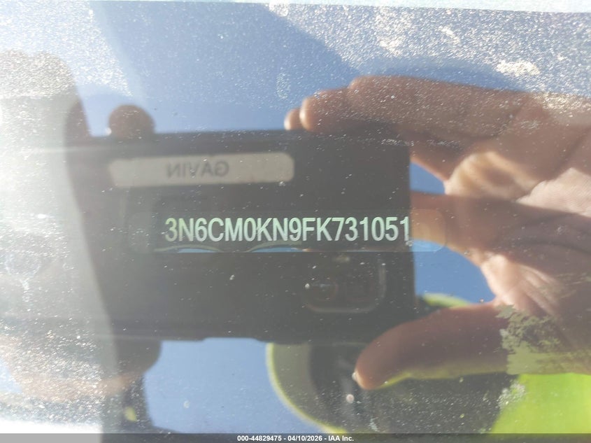 2015 Nissan Nv200 S VIN: 3N6CM0KN9FK731051 Lot: 44829475