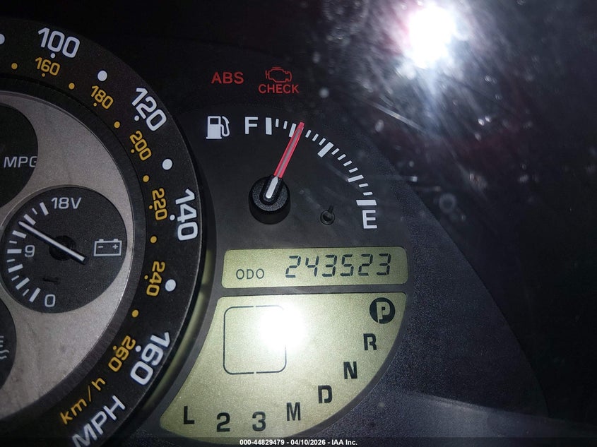 2001 Lexus Is 300 VIN: JTHBD182510008779 Lot: 44829479