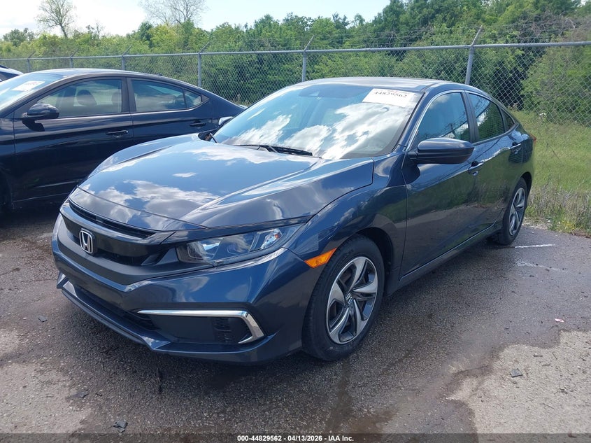 2021 Honda Civic 2.0 Lx blue Lot 111044829562 Vin 2HGFC2F64MH535926