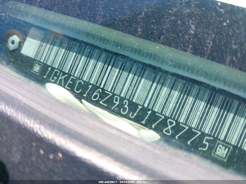 2003 GMC Yukon Xl 1500 Sle VIN: 1GKEC16Z93J178775 Lot: 44829611