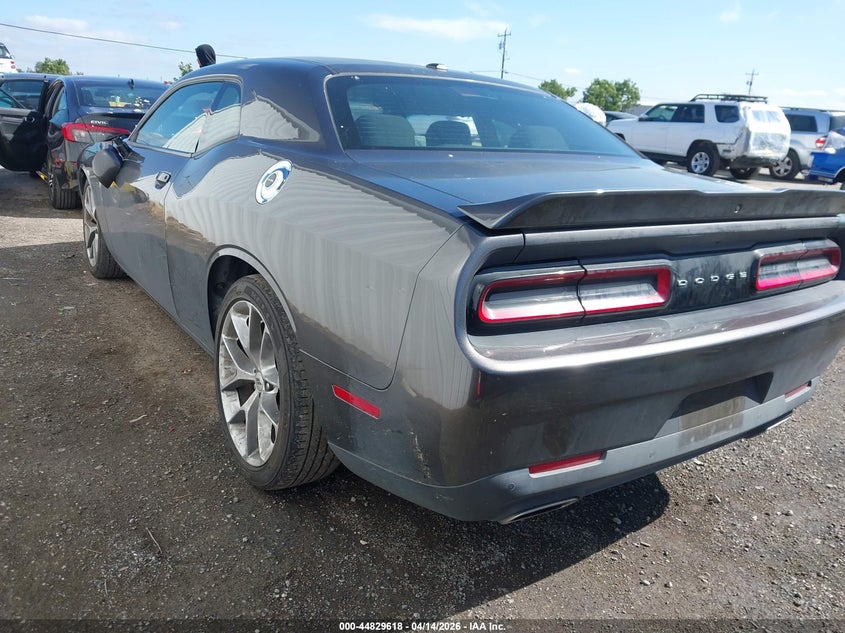 2022 Dodge Challenger 3.6 Gt grey Lot 111044829618 Vin 2C3CDZJG0NH226502