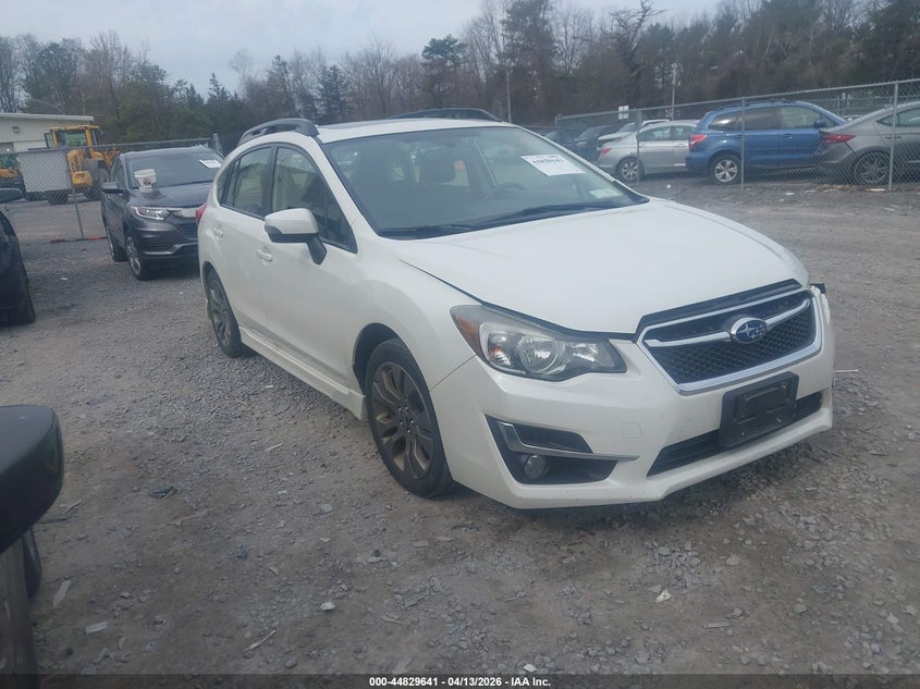 2016 Subaru Impreza 2.0I Sport Limited