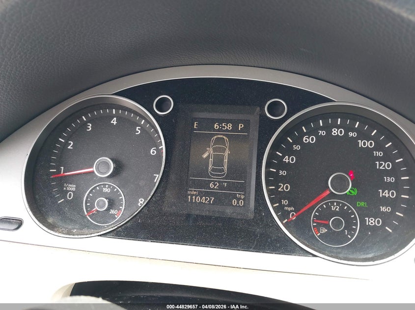 2011 Volkswagen Cc Sport VIN: WVWMP7AN8BE709586 Lot: 44829657