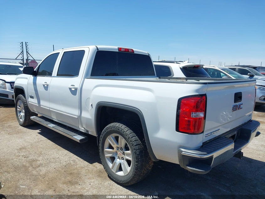 2017 Gmc SIERRA 5.3 Sle White Lot 111044829665 Vin 3GTP1MEC6HG316807