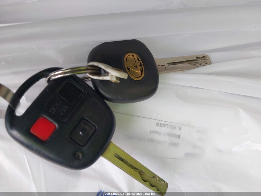 2005 Lexus Gx 470 VIN: JTJBT20X050076220 Lot: 44829775