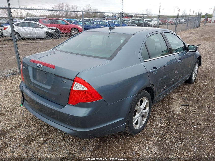 Vin: 3fahp0ha8cr180186, lot: 45327266, ford fusion se 20124