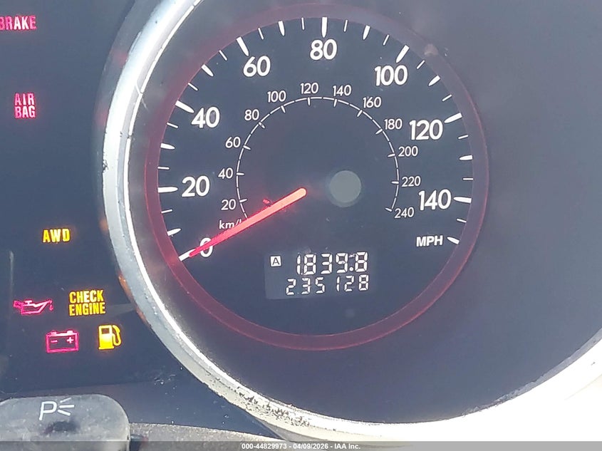 SUBARU B9 TRIBECA 2006 VIN 4S4WX85C264431430