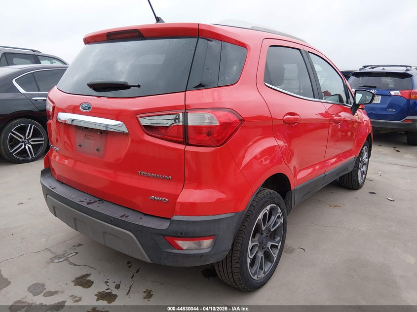 2019 Ford Ecosport 2.0 Ecosport Titanium red Lot 111044830044 Vin MAJ6S3KL3KC256802