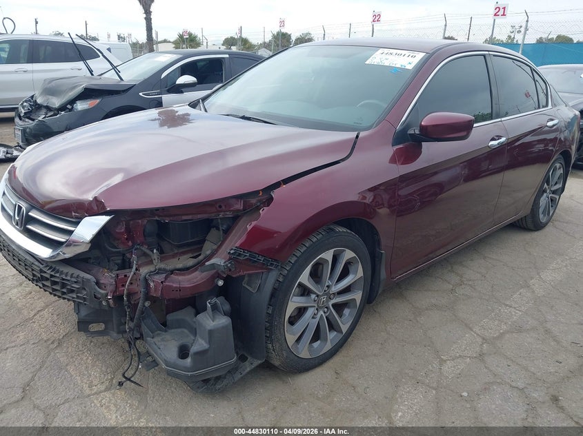 2014 HONDA ACCORD auction photo 2