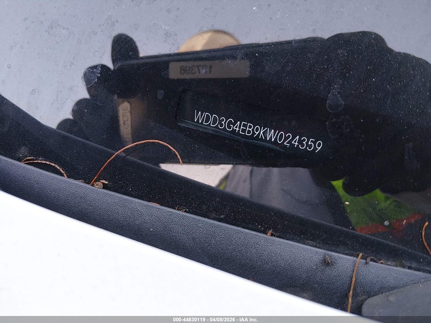 2019 Mercedes-Benz A 220 VIN: WDD3G4EB9KW024359 Lot: 44830119