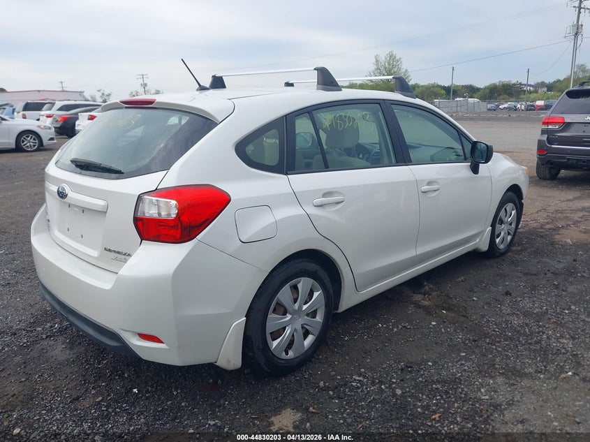 2012 Subaru Impreza 2.0 2.0I white Lot 111044830203 Vin JF1GPAA62CH212901
