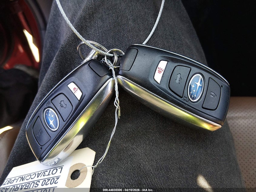 2020 Subaru Ascent Touring VIN: 4S4WMARD6L3444721 Lot: 44830306