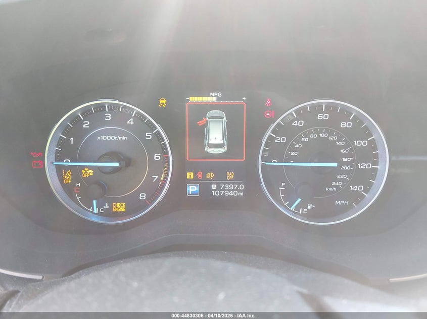 2020 Subaru Ascent Touring VIN: 4S4WMARD6L3444721 Lot: 44830306