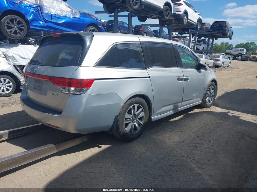 Vin: 5fnrl5h93fb081682, lot: 45327620, honda odyssey touring/touring elite 20154