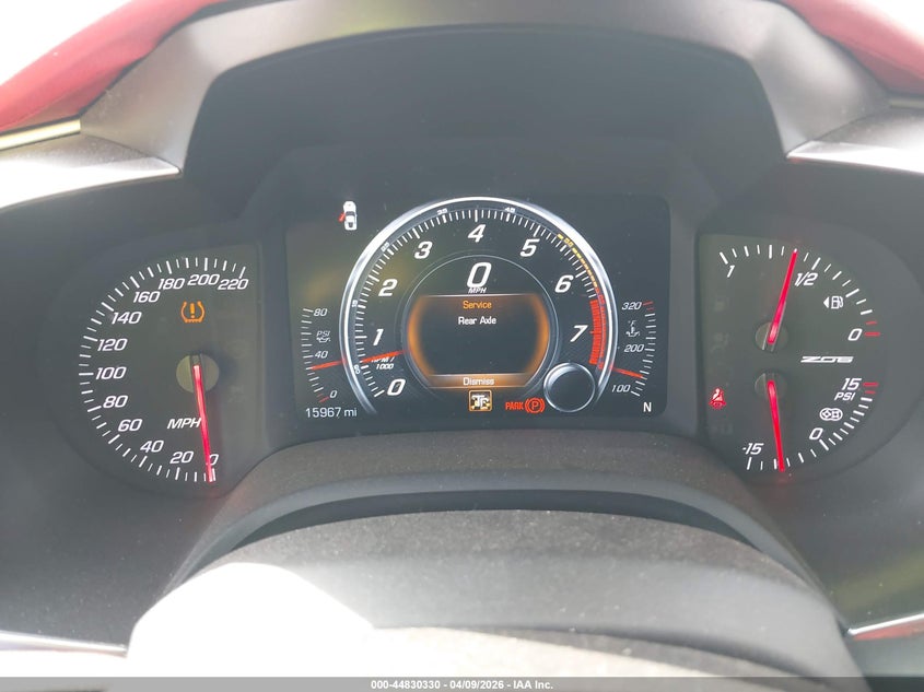 2016 Chevrolet Corvette Z06 VIN: 1G1YR2D67G5607862 Lot: 44830330