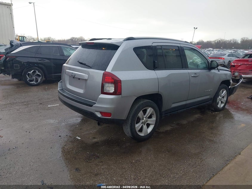 Vin: 1c4njcba9gd753457, lot: 45327640, jeep compass sport 20164