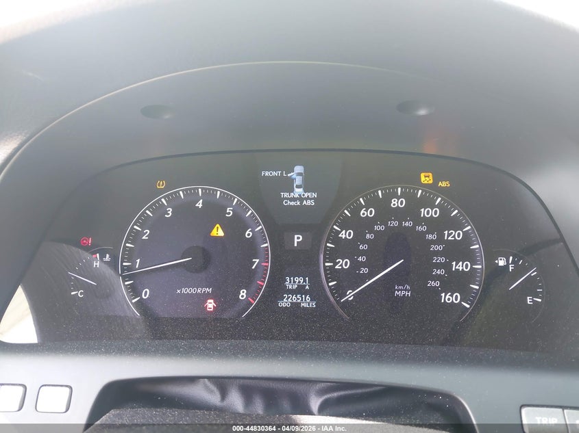 2008 Lexus Ls 460 VIN: JTHBL46F185075970 Lot: 44830364