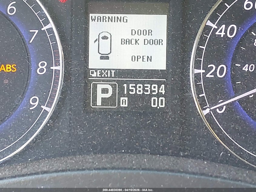 2012 Infiniti Ex35 Journey VIN: JN1AJ0HR9CM450282 Lot: 44830398