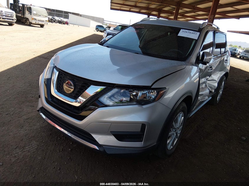 2020 Nissan Rogue 2.5 Sv Fwd silver Lot 111044830403 Vin KNMAT2MT1LP500014