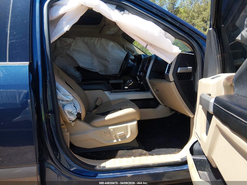 2015 Ford F-150 5.0 Lariat blue Lot 111044830475 Vin 1FTEW1EF8FFC70915