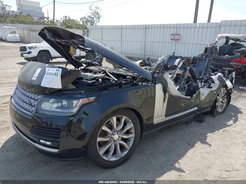 2016 Land rover RANGE ROVER 3.0 3.0L V6 Turbocharged Diesel Hse Td6 grey Lot 111044830493 Vin SALGS2KF5GA256914