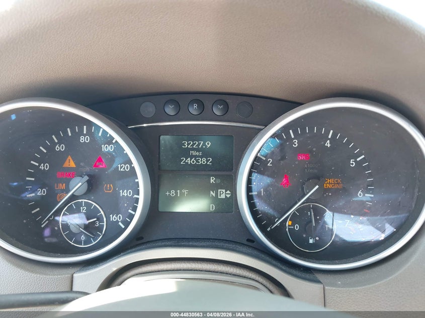 2010 Mercedes-Benz Ml 350 4Matic VIN: 4JGBB8GB2AA548758 Lot: 44830563