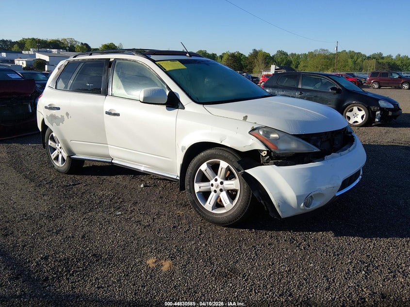 JN8AZ08T37W503297 2007 Nissan Murano Sl auction photo 1