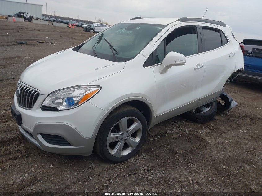 2016 Buick Encore 1.4 white Lot 111044830619 Vin KL4CJASB6GB530254