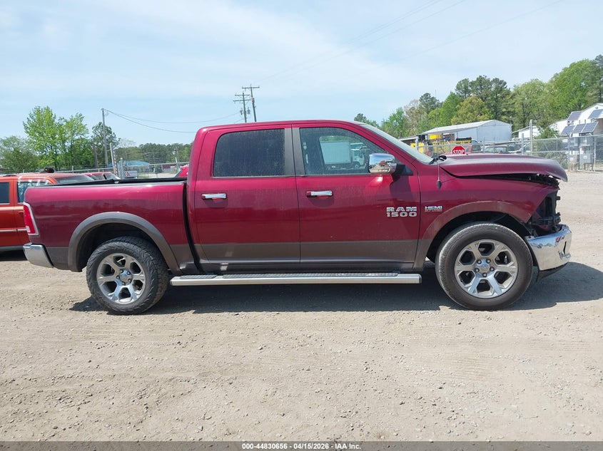 2018 Ram 1500 Laramie 4X4 5'7 Box VIN: 1C6RR7NT1JS276323 Lot: 44830656