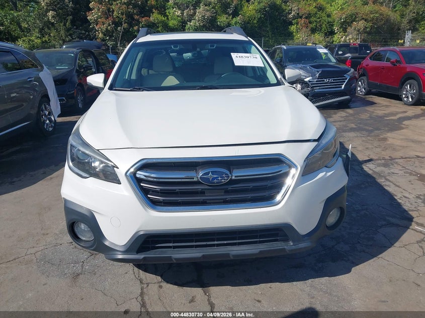 2018 Subaru Outback 2.5 2.5I Premium white Lot 111044830730 Vin 4S4BSAHC1J3222405