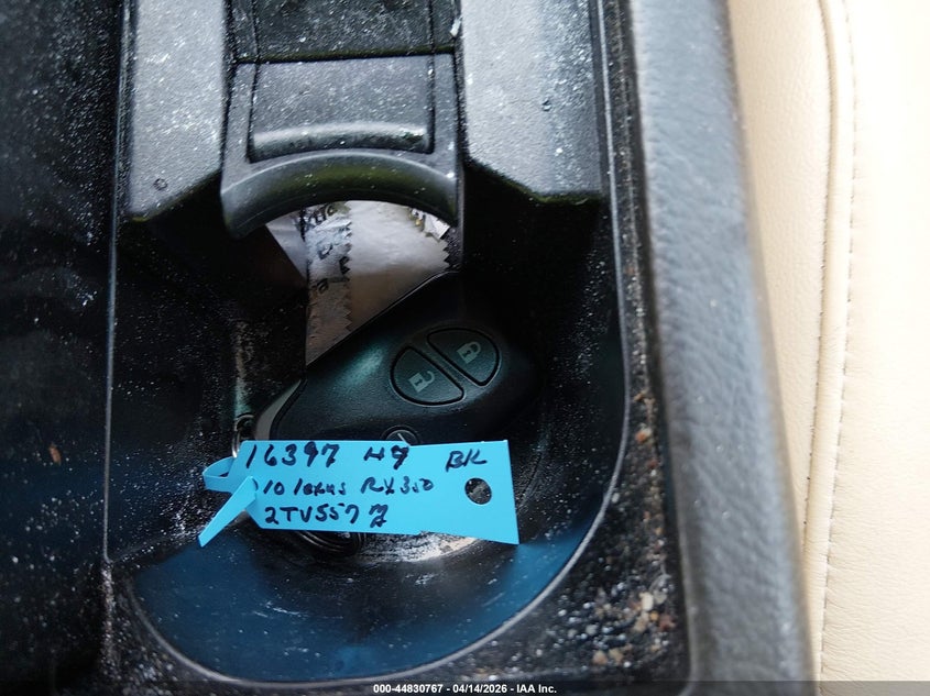 2010 Lexus Rx 350 VIN: 2T2BK1BA3AC065572 Lot: 44830767