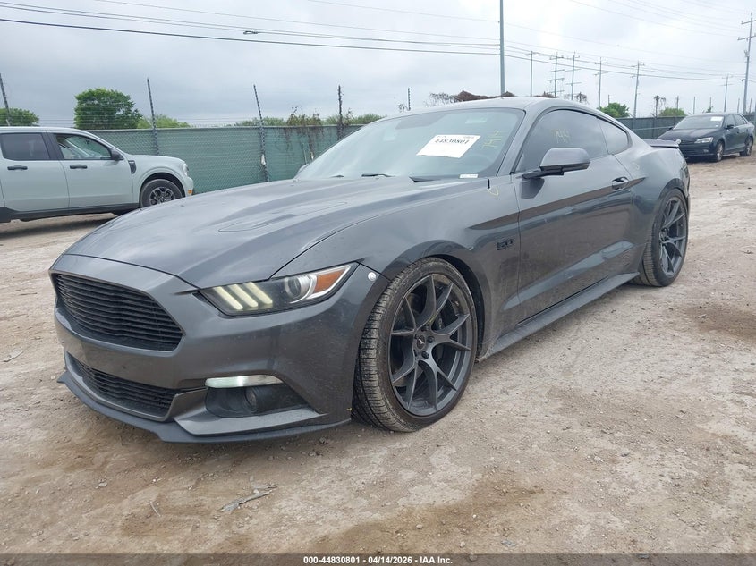 1FA6P8CF8F5326554 2015 Ford Mustang 5.0 Gt Premium grey