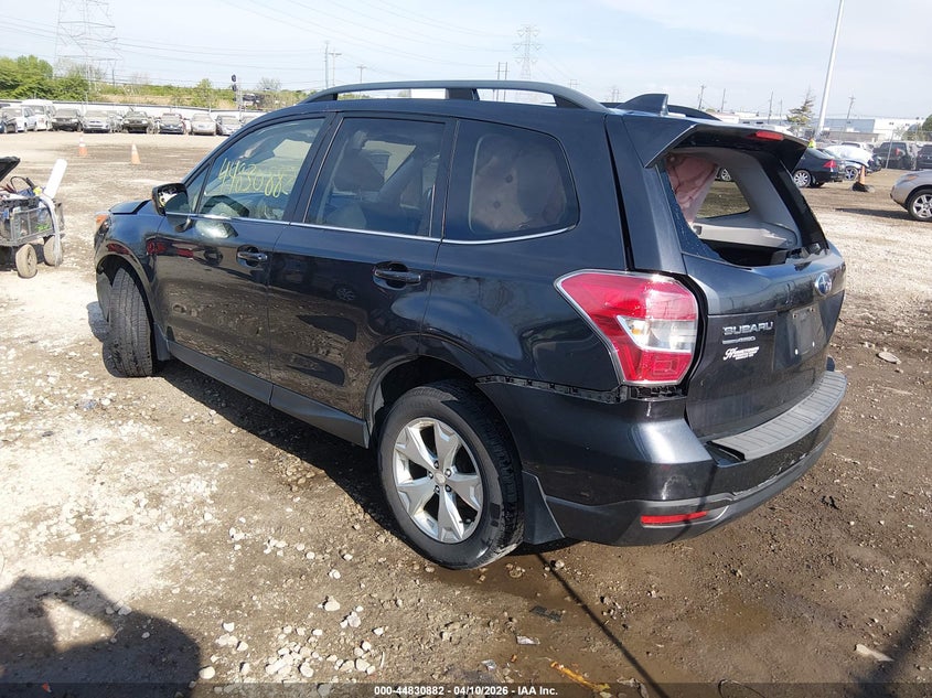 2016 Subaru Forester 2.5 2.5I Limited grey Lot 111044830882 Vin JF2SJAHC0GH516253