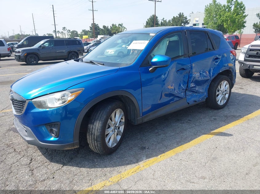 2013 Mazda Cx-5 2.0 Cx-5 Grand Touring blue Lot 111044831055 Vin JM3KE2DE8D0164413