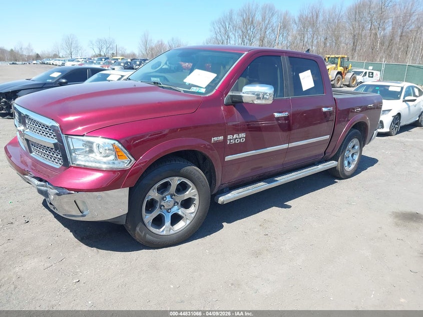 2017 Ram 1500 5.7 Ram Laramie 4X4 5'7 Box brown Lot 111044831066 Vin 1C6RR7NT2HS656233
