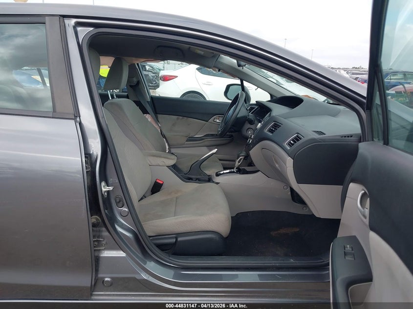 2013 Honda Civic 1.8 Lx grey Lot 111044831147 Vin 19XFB2F5XDE208936