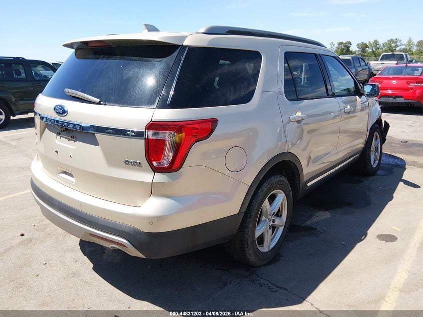 2017 Ford Explorer 3.5 Xlt Gold Lot 111044831203 Vin 1FM5K8D87HGE31674