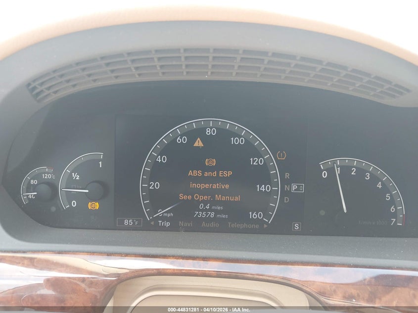 2007 Mercedes-Benz S 550 VIN: WDDNG71X87A070765 Lot: 44831281